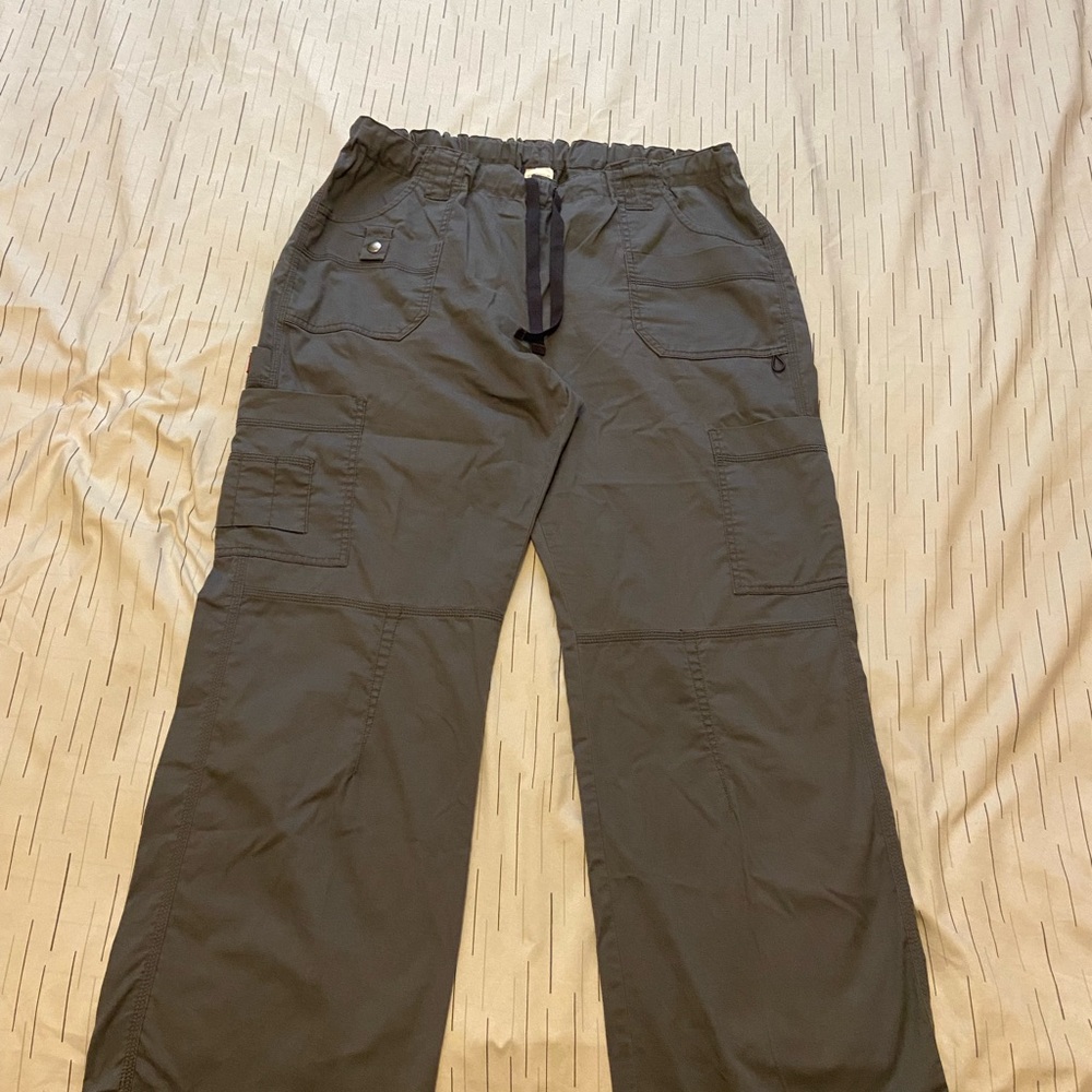 Dickies Gray Cargo Pants Straight-Cut Durable